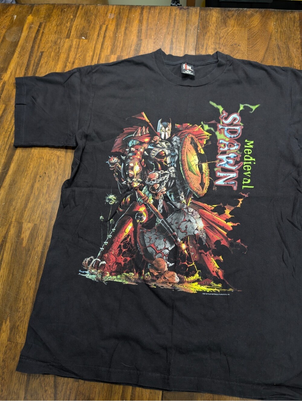 Medieval Spawn Vintage Giant T Shirt 1997 Todd McFarlane XL